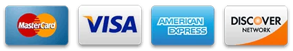 All major payment cards accepted at secure checkout